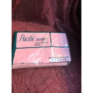 Vintage Pillowcases Standard Pacific Mills Pink New made in USA